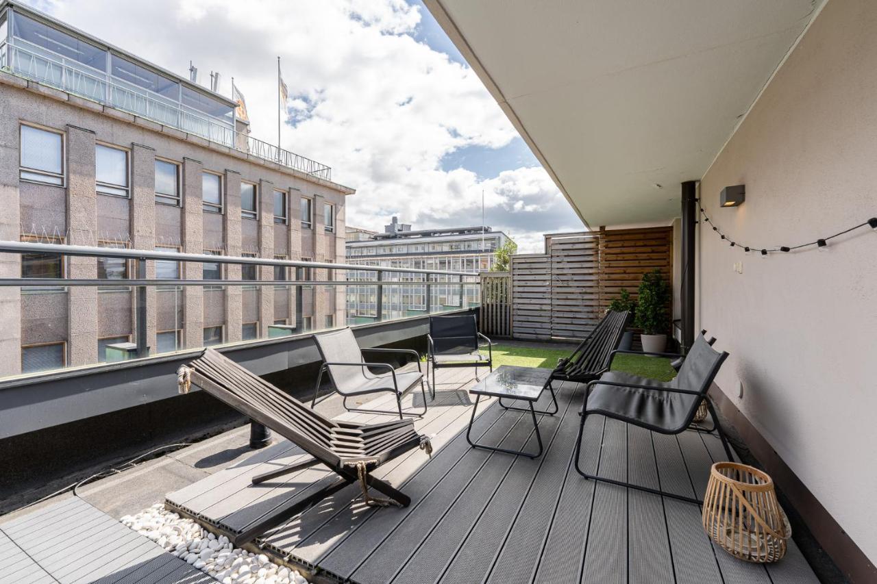 "Penthouse" - Renovated 1Br Apt With Sauna & 60M2 Private Terrace, Hosted By 2Ndhomes ตัมเปเร ภายนอก รูปภาพ